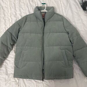Men's Gray Puffer Jacket